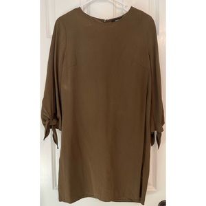 Long-Sleeved Shift Dress